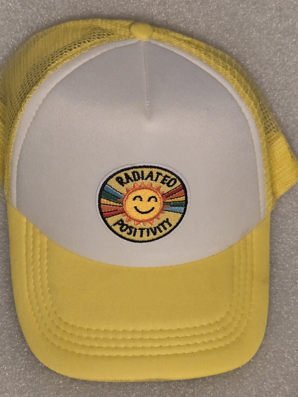 Yellow "Radiated Positivity" Unisex Cap
